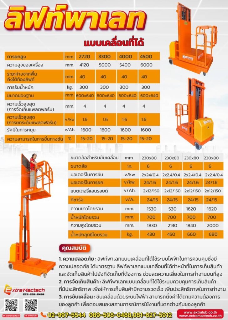 ลิฟท์รถกระเช้า Mactech