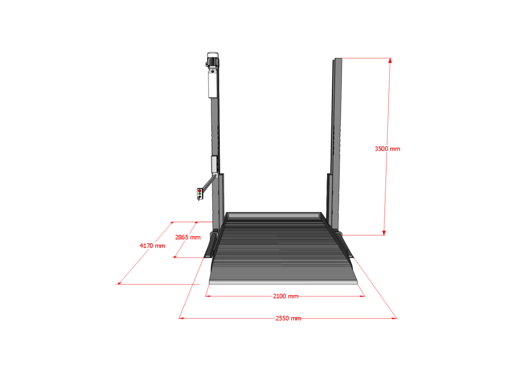 ลิฟท์จอดรถ2เสา Mactech