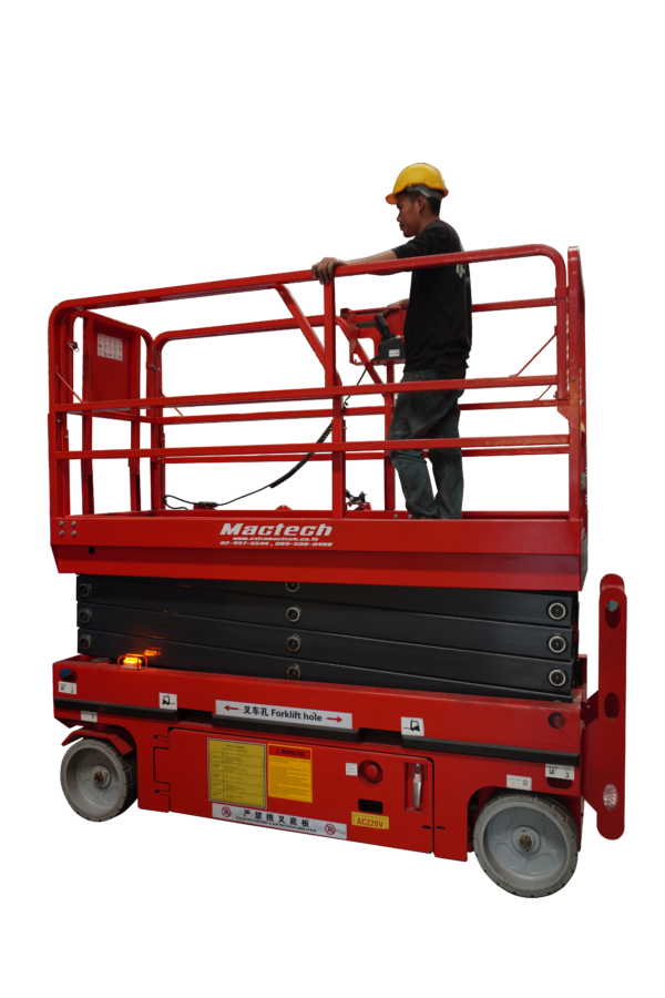 รถกระเช้าไฟฟ้า8เมตรMactech รุ่นAutomatic(ขับได้)