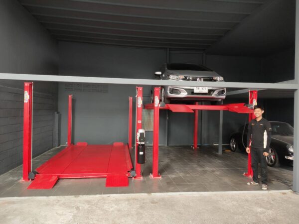 ลิฟท์จอดรถ4เสา2ชั้น Mactech