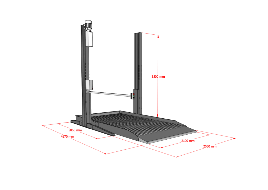 ลิฟท์จอดรถ2เสา Mactech