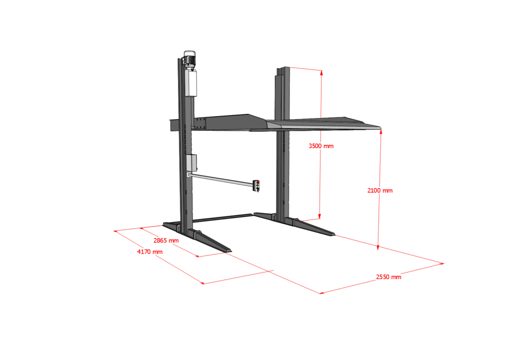 ลิฟท์จอดรถ2เสา Mactech
