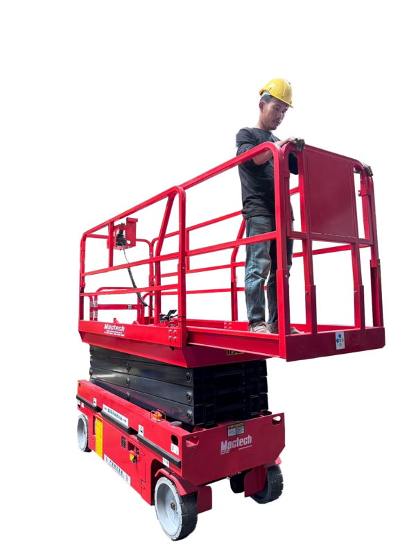 รถกระเช้าไฟฟ้า8เมตรMactech รุ่นAutomatic(ขับได้)