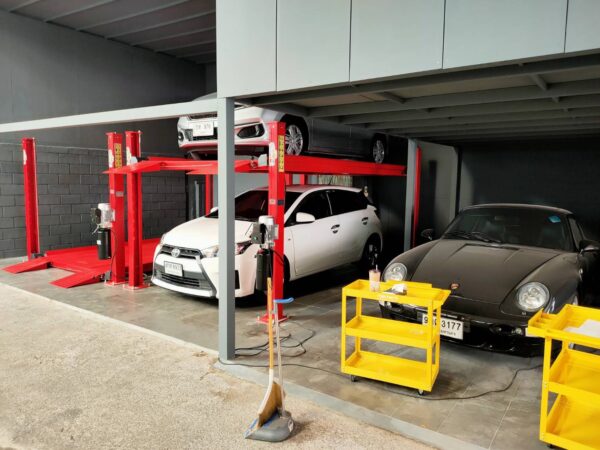 ลิฟท์จอดรถ4เสา2ชั้น Mactech