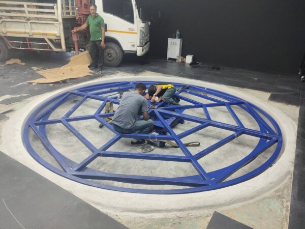 แท่นหมุนรถยนต์5เมตร Mactech