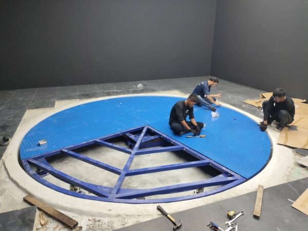 แท่นหมุนรถยนต์5เมตร Mactech