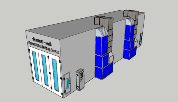 ห้องพ่นสีรถบรรทุกรถทัวร์ Mactech