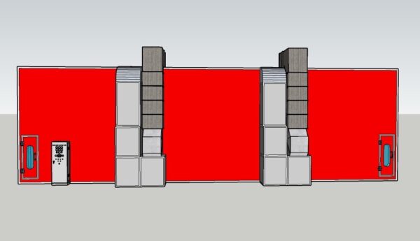 ห้องพ่นสีรถบรรทุกรถทัวร์ Mactech