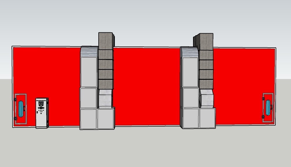 ห้องพ่นสีรถบรรทุกรถทัวร์ Mactech