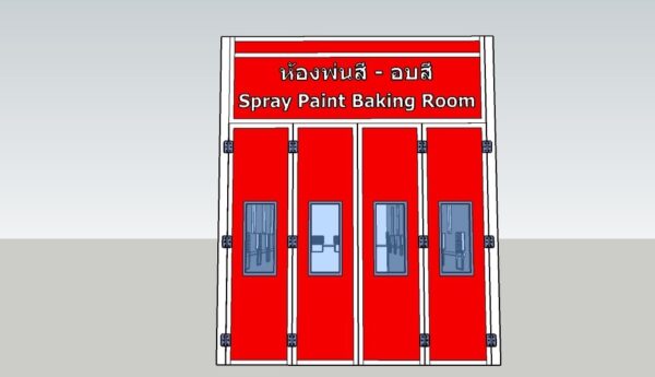ห้องพ่นสีรถบรรทุกรถทัวร์ Mactech
