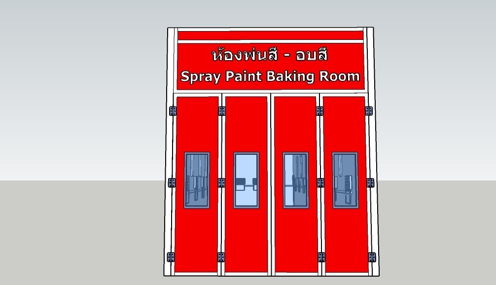 ห้องพ่นสีรถบรรทุกรถทัวร์ Mactech