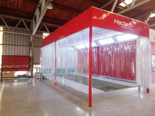 ห้องพ่นสีแบบผ้าม่าน Mactech