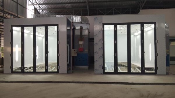 ห้องพ่นสีรถยนต์ ระบบอินฟาเรดขนาด4.5m Mactech