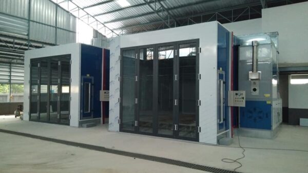 ห้องพ่นสีรถยนต์ ระบบอินฟาเรดขนาด4.5m Mactech