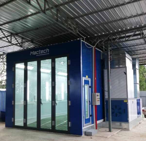 ห้องพ่นสีรถยนต์ ระบบอินฟาเรดขนาด4.5m Mactech