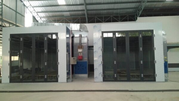 ห้องพ่นสีรถยนต์ ระบบอินฟาเรดขนาด4.5m Mactech