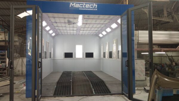 ห้องพ่นสีรถยนต์ ระบบอินฟาเรดขนาด4.5m Mactech