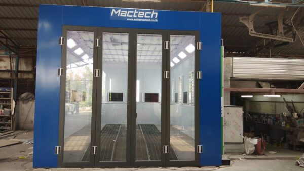 ห้องพ่นสีรถยนต์ ระบบอินฟาเรดขนาด4.5m Mactech