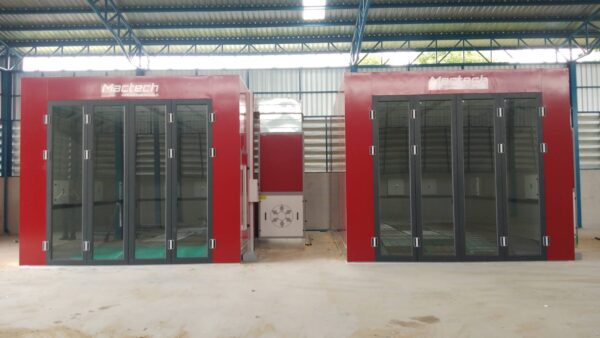ห้องพ่นสีรถยนต์ ระบบอินฟาเรดขนาด4.5m Mactech