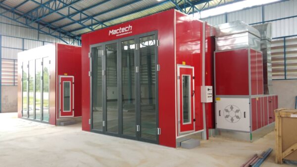 ห้องพ่นสีรถยนต์ ระบบอินฟาเรดขนาด4.5m Mactech