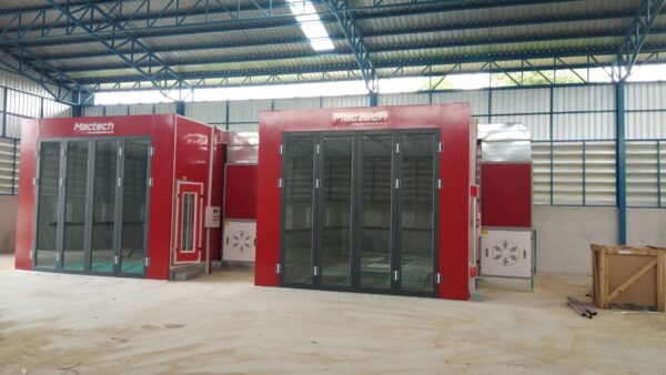 ห้องพ่นสีรถยนต์ ระบบอินฟาเรดขนาด4.5m Mactech