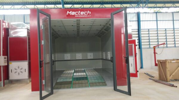 ห้องพ่นสีรถยนต์ ระบบอินฟาเรดขนาด4.5m Mactech