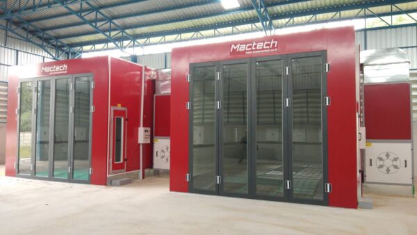ห้องพ่นสีรถยนต์ ระบบอินฟาเรดขนาด4.5m Mactech