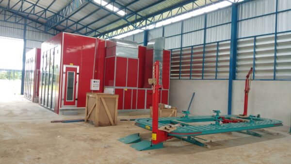 ห้องพ่นสีรถยนต์ ระบบอินฟาเรดขนาด4.5m Mactech