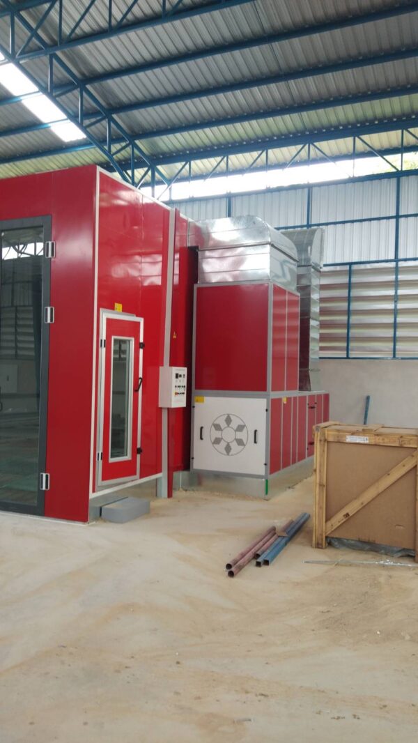 ห้องพ่นสีรถยนต์ ระบบอินฟาเรดขนาด4.5m Mactech