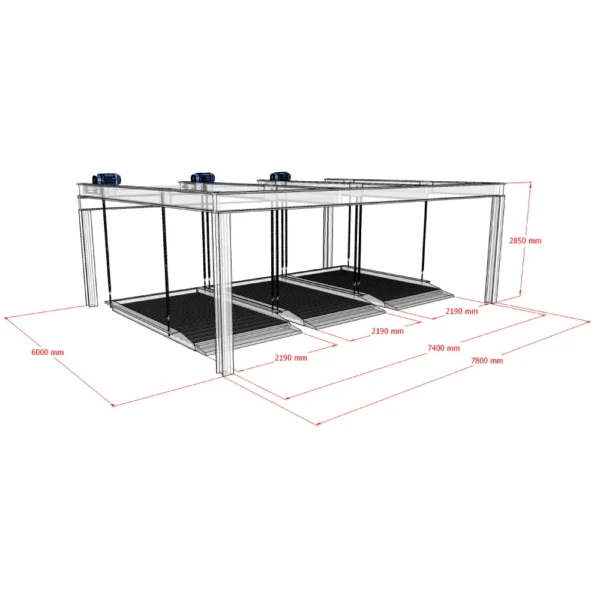ลิฟท์จอดรถ 6 คัน Mactech