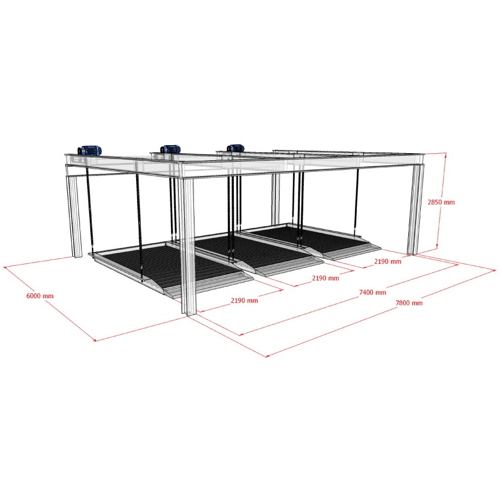 ลิฟท์จอดรถ 6 คัน Mactech