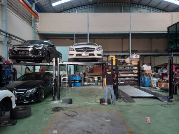 ลิฟท์จอดรถ4เสา2ชั้น Mactech