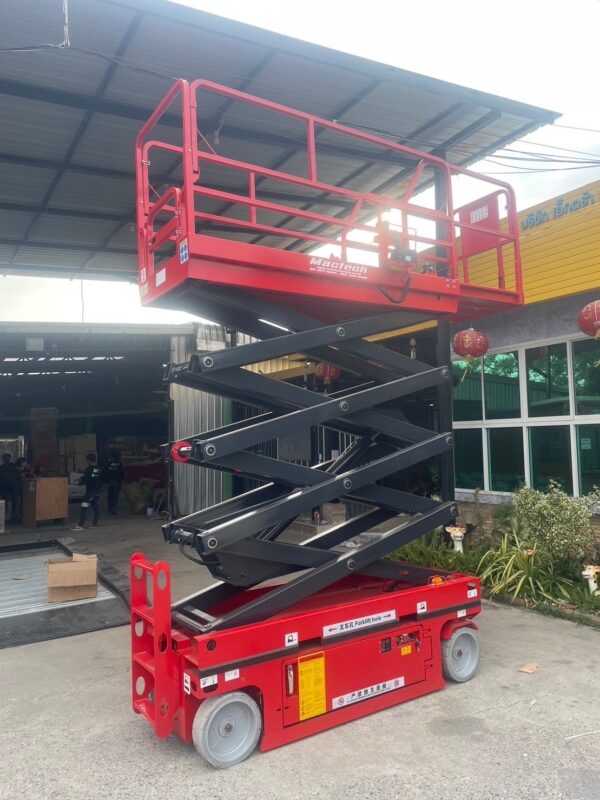 รถกระเช้าไฟฟ้า8เมตรMactech รุ่นAutomatic(ขับได้)