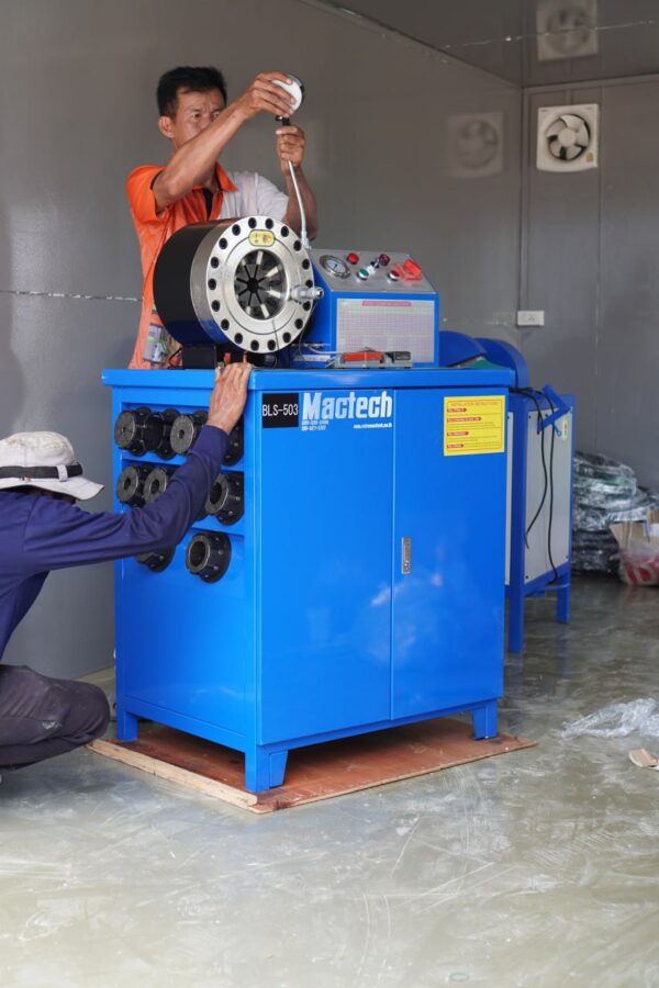 เครื่องอัดสายไฮดรอลิก2นิ้วไฟฟ้า Mactech
