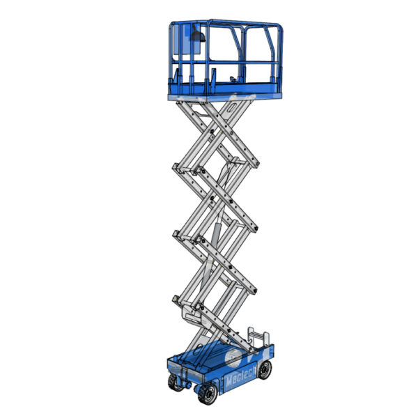 รถกระเช้าไฟฟ้า8เมตรMactech รุ่นAutomatic(ขับได้)