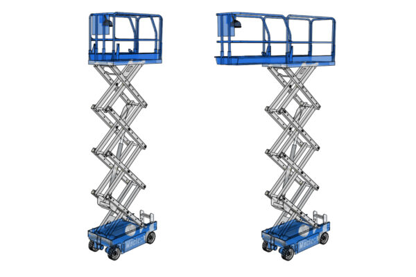 รถกระเช้าไฟฟ้า8เมตรMactech รุ่นAutomatic(ขับได้)