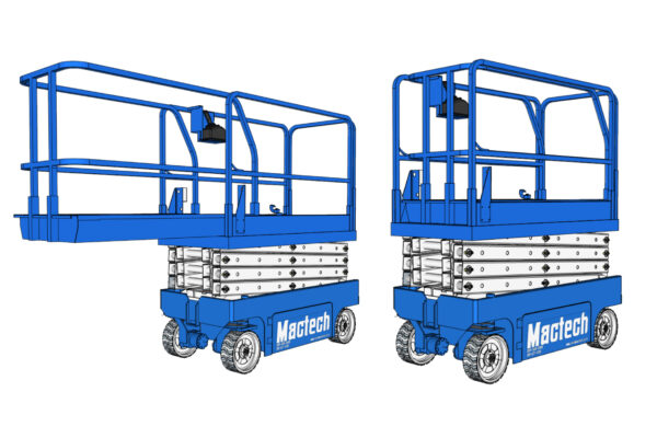 รถกระเช้าไฟฟ้า8เมตรMactech รุ่นAutomatic(ขับได้)