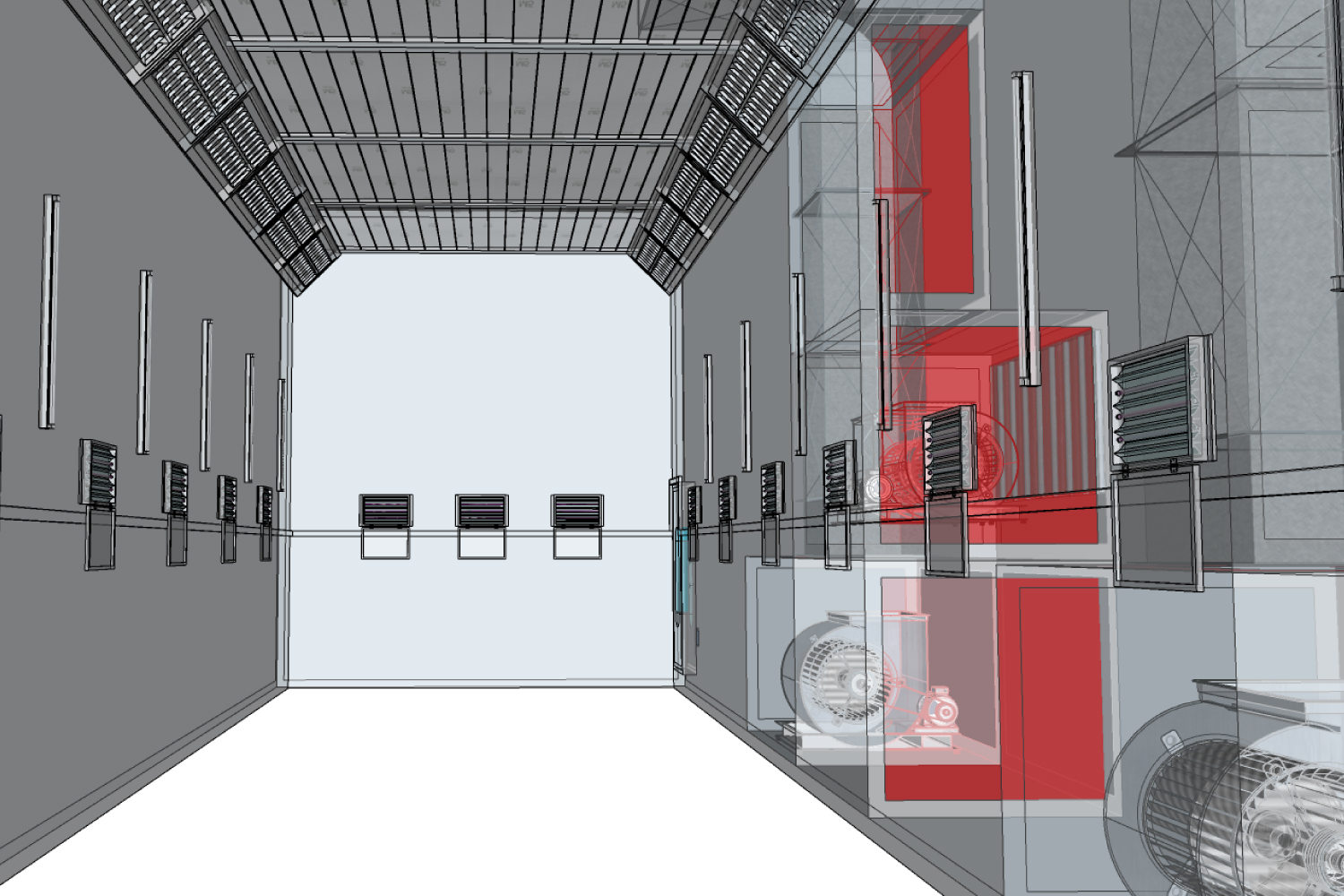 ห้องพ่นสีรถบรรทุกรถทัวร์ Mactech