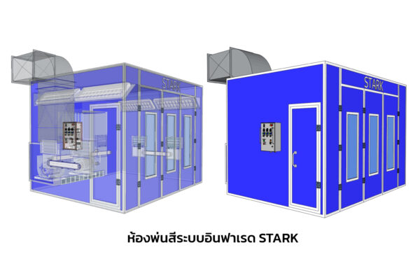 ห้องพ่นสีขนาดเล็ก ระบบอินฟาเรด STARK