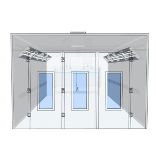 ห้องพ่นสีระบบม่านนํ้า Mactech