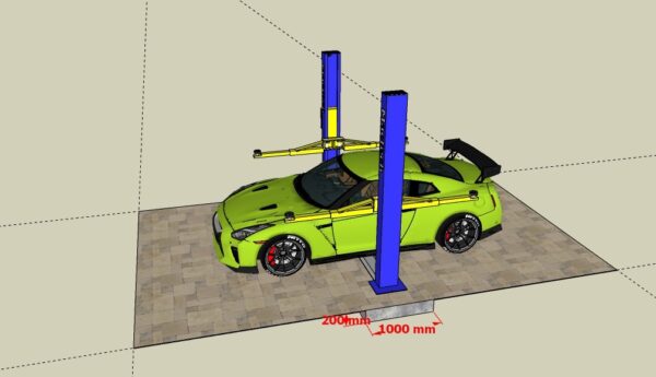 ลิฟท์ยกรถคานล่าง 4.5 ตัน