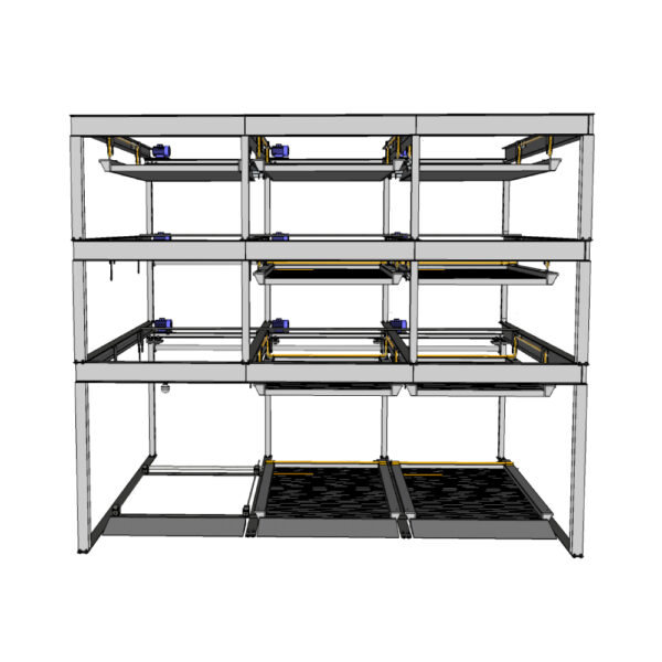 carparkinglift5 ลิฟท์จอดรถแบบอาคาร4ชั้นเลื่อนได้ Mactech