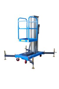 ด้านข้างรถกระเช้าไฟฟ้าส่วนบุคคลเสาเดียว8เมตร