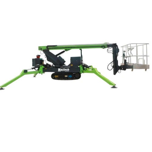 รถกระเช้าบูมลิฟท์ตีนตะขาบแบบลากจูง14เมตร