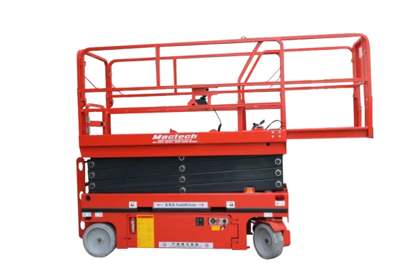 cable-car-scissor (1) รถกระเช้าไฟฟ้า14เมตร Mactech รุ่นAutomatic(ขับได้)