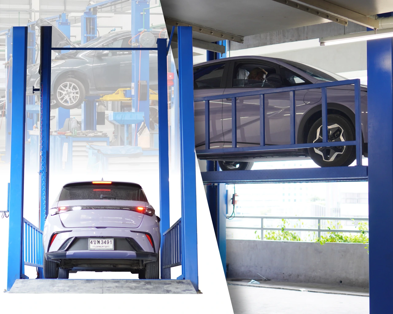 ลิฟท์ขนส่งรถยนต์ Mactech