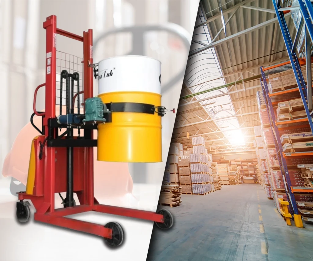 stacker สแตกเกอร์ยกถังนํ้ามัน Mactech รุ่นไฟฟ้า
