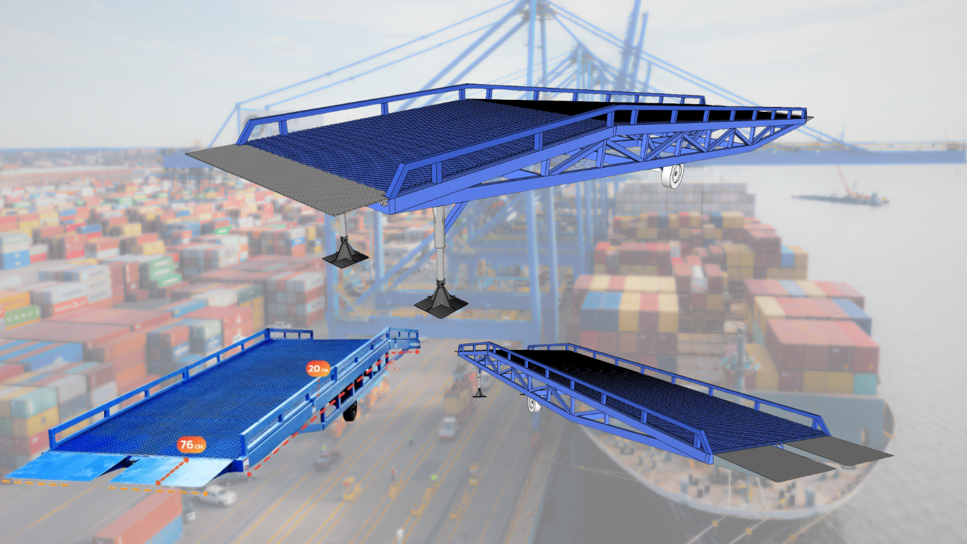 สะพานโหลดสินค้า Loading Ramp - เอ็กตร้าแมคเทค 1.9แสน มีของพร้อมส่งทั่วไทย