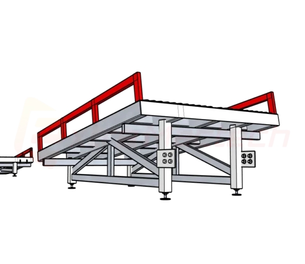 Mactech 10-ton 3-section loading ramp_n013_0 สะพานโหลดสินค้า10ตันแบบ3ท่อน Mactech