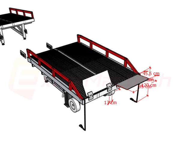 Mactech 10-ton 3-section loading ramp_n017_0 สะพานโหลดสินค้า10ตันแบบ3ท่อน Mactech